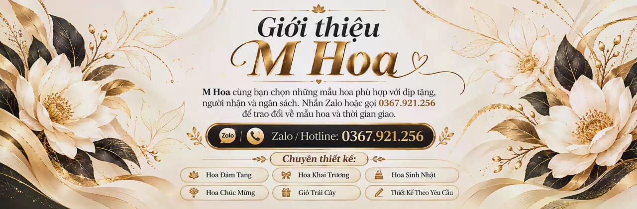 Ảnh bìa Shop hoa tươi Xã Thanh Lâm Ninh Bình - Cùng bạn gửi lời cảm ơn